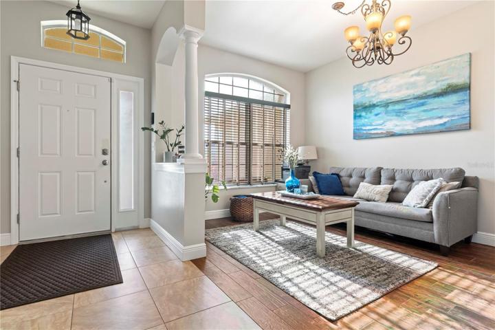 Front Living room with loads of natural Florida light