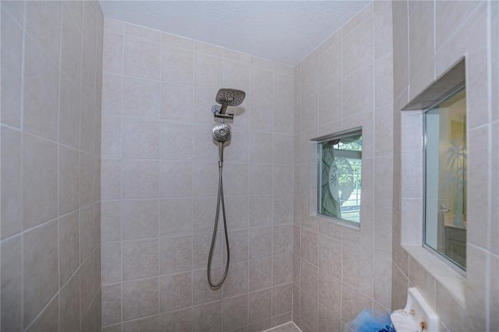 big roman shower in master