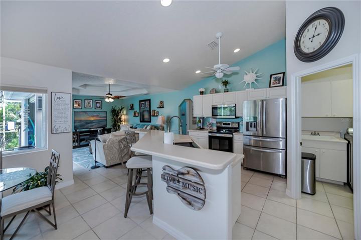 kitchen is spacious