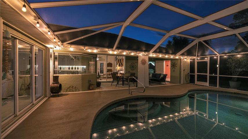 night swimming or entertaining made spectacular