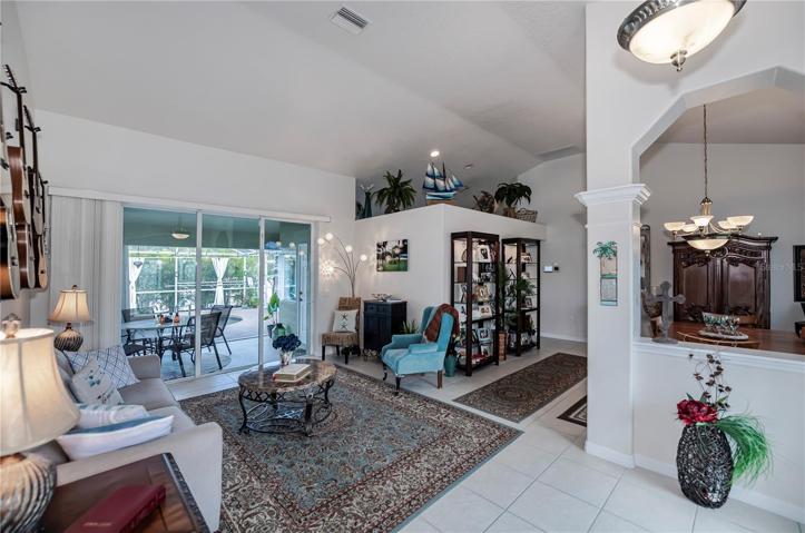high ceilings and nice views throughout