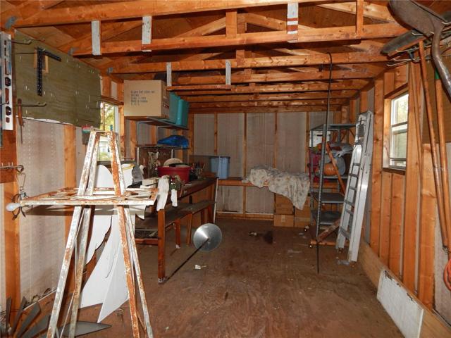 Inside Shed