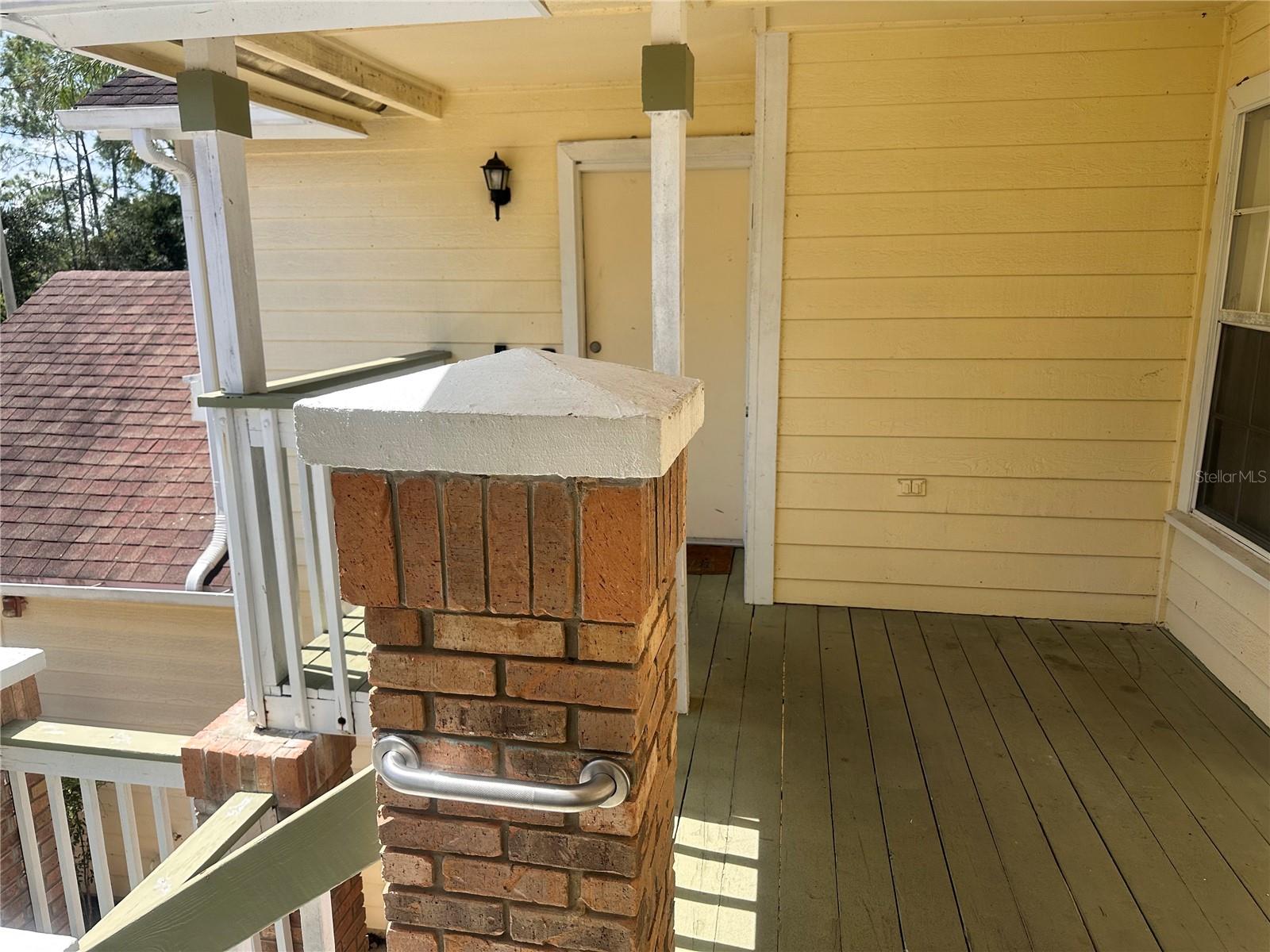 FRONT DOOR UP  FROM STAIRS