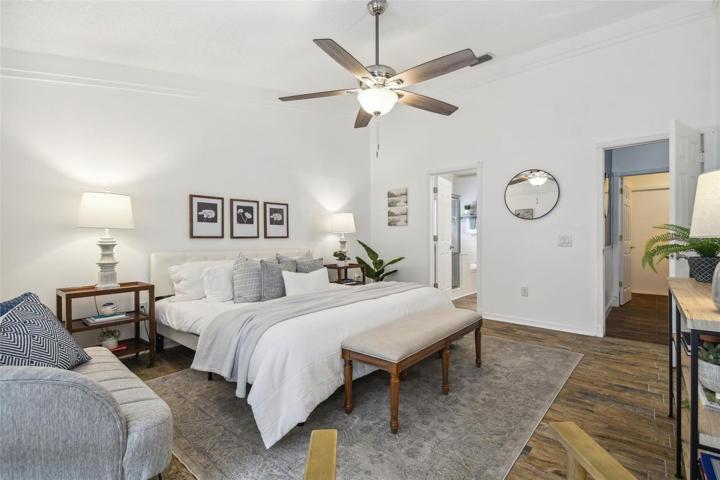 spacious bedroom