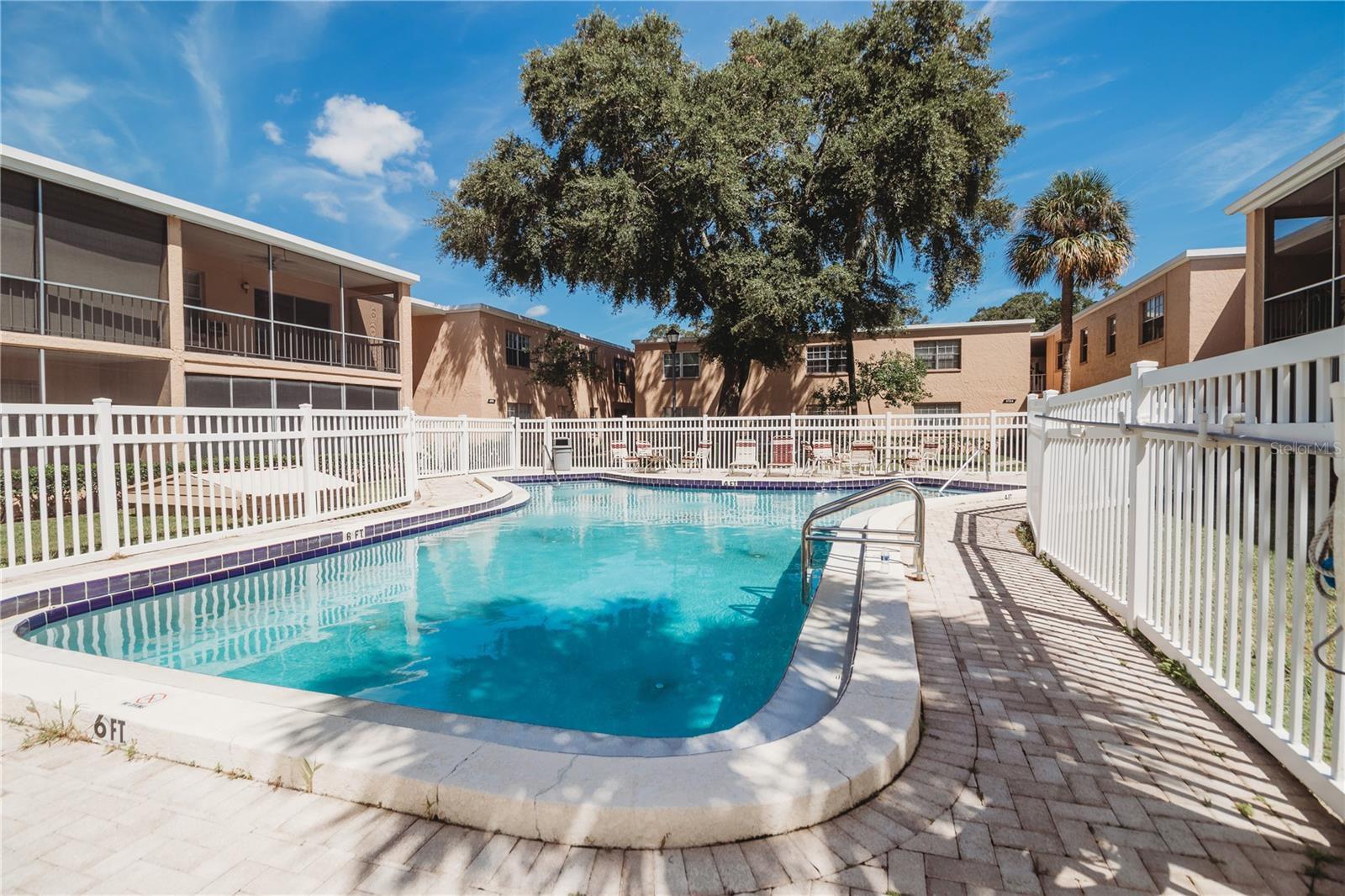 Pool outside of unit