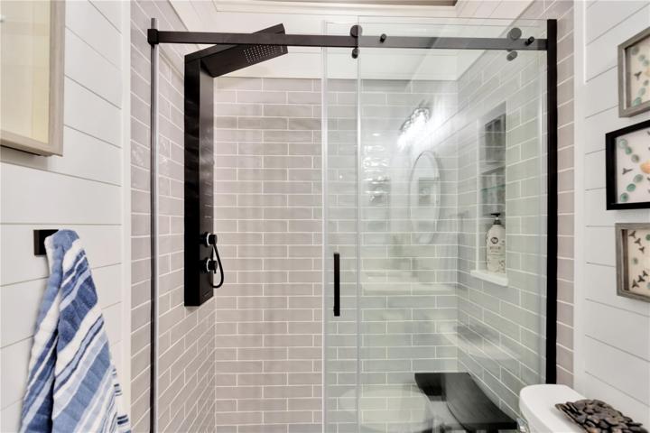 Can you believe this Fabulous Updated/Upgraded Shower w/Toiletry Niche?
