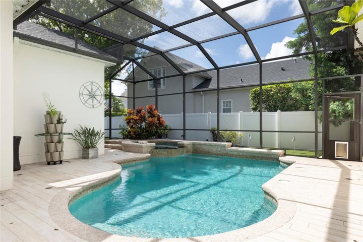 Screen Enclosed Pool & Lanai.