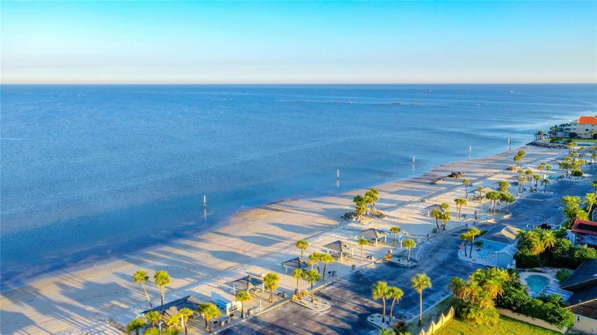 beach aerial view