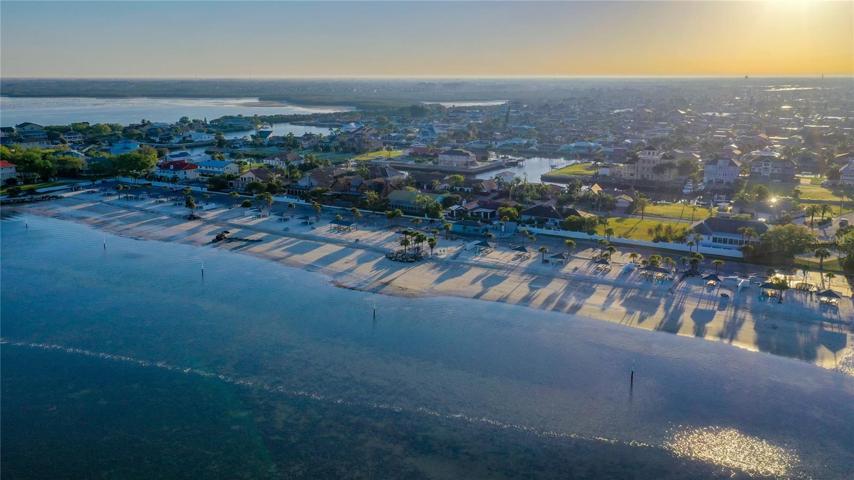 beach aerial view