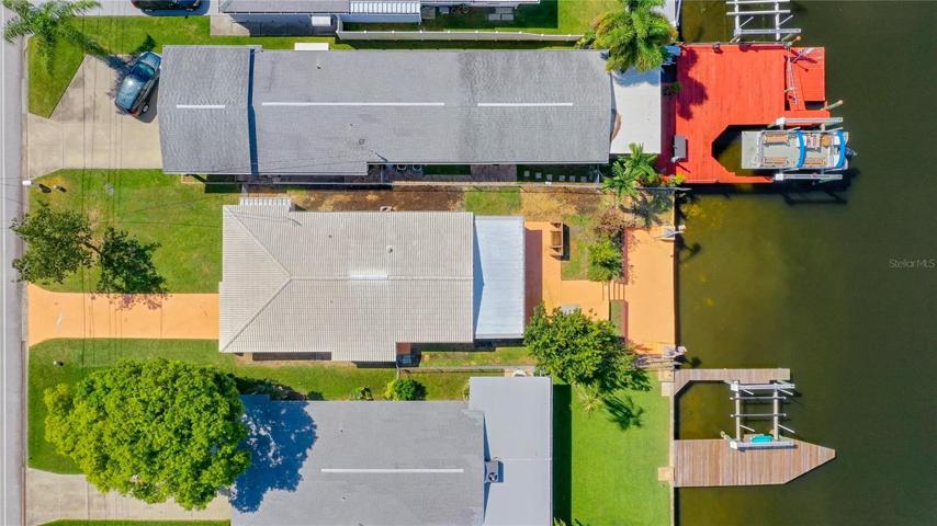 aerial view of property