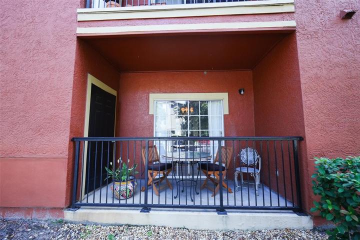 Inviting and relaxing patio!
