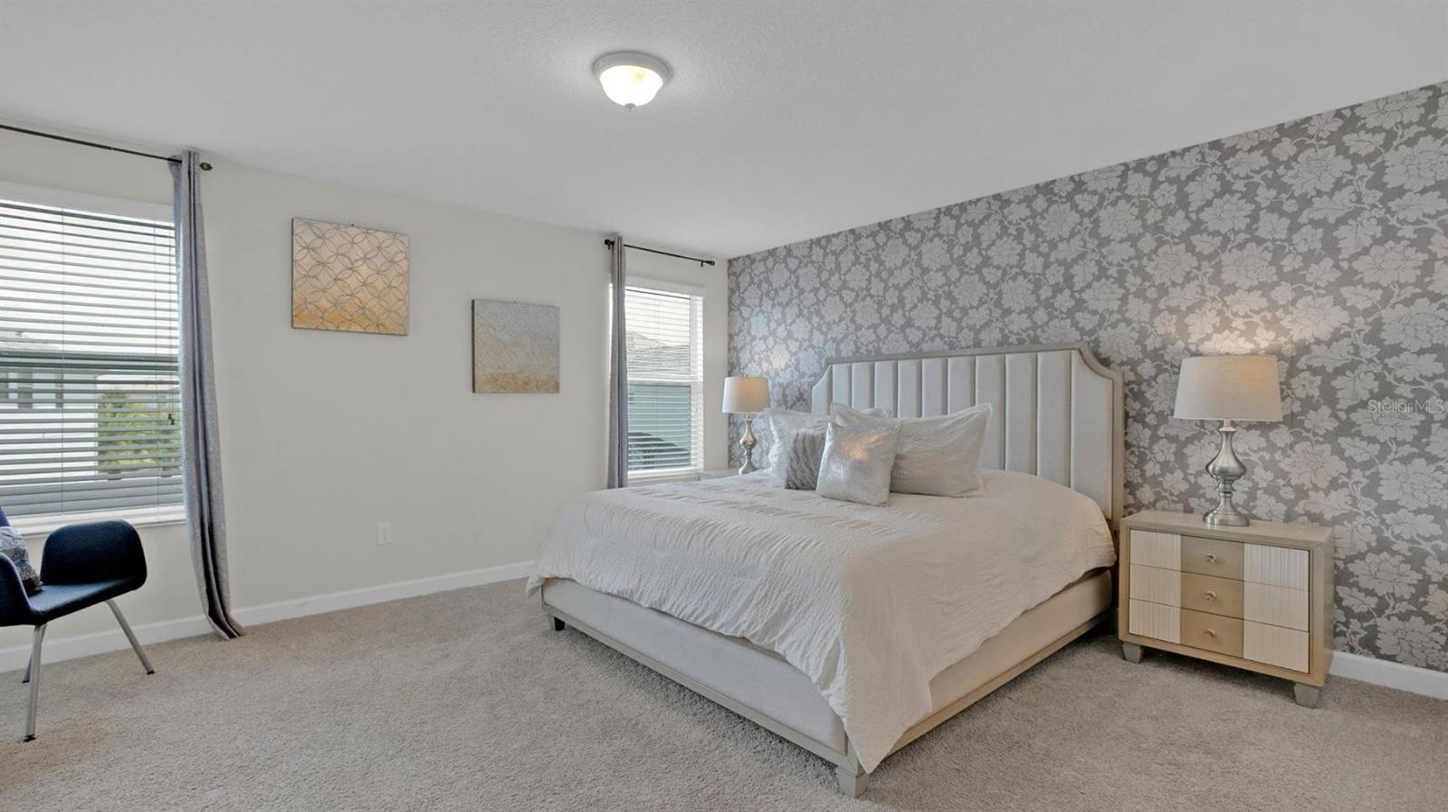 There are two en-suite bedrooms for your choice of primary suites and all of the bedrooms are spacious and themed for the perfect vacation getaway!
