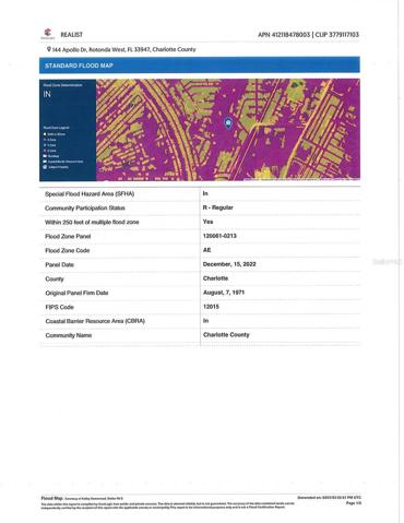 Flood Map - 144 Apollo Dr