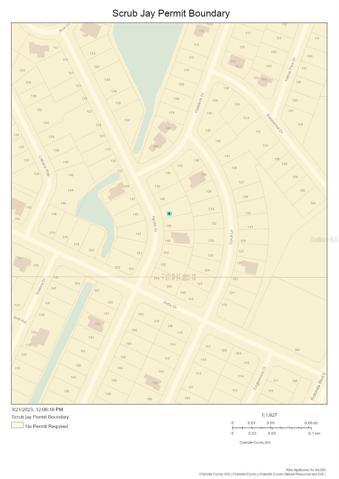 Scrub Jay habitat map - 144 Apollo Dr