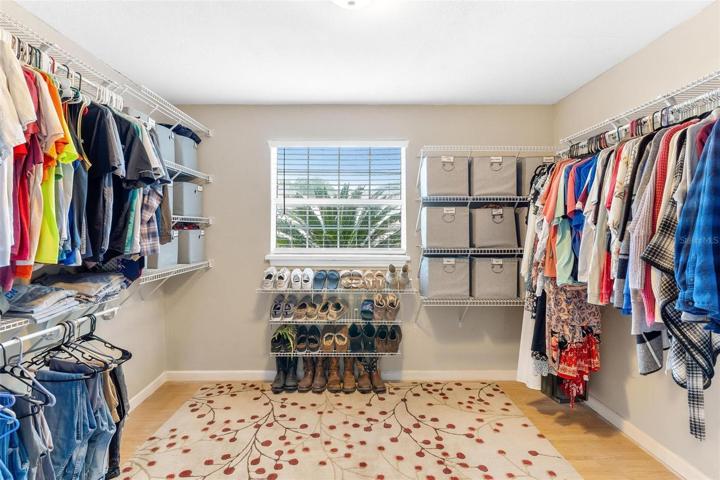 Master Bathroom Walk-in Closet