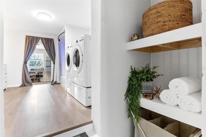 Laundry Area and Master Bathroom