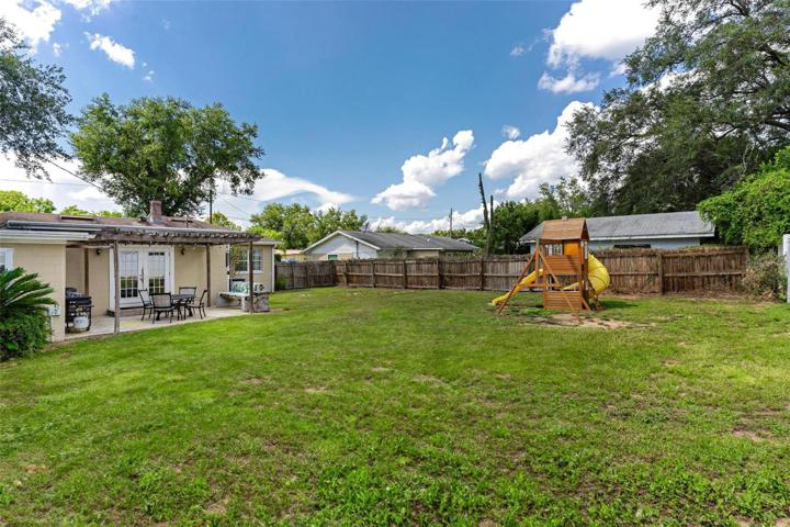 Fenced Backyard Area