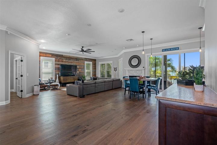 Enormous open floor plan.