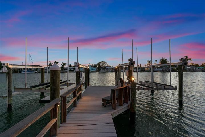 Enjoy nature's majesty every evening from your private dock.