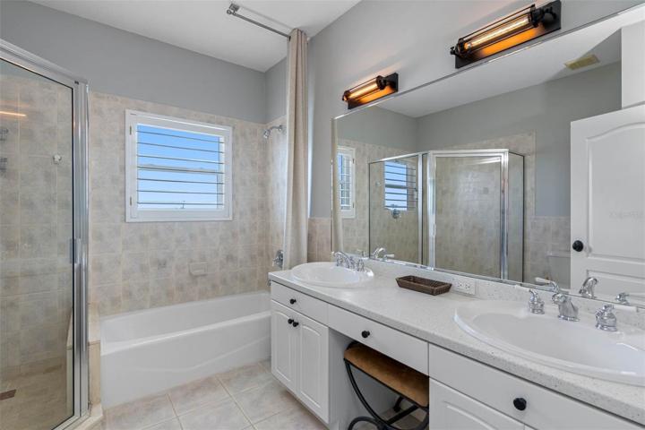 Double vanities.
