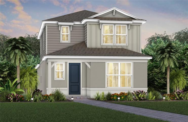 Monterey Bungalow Coastal CO2 Exterior Design. Artistic rendering for this new construction home. Pictures are for illustrative purposes only. Elevations, colors and options may vary.