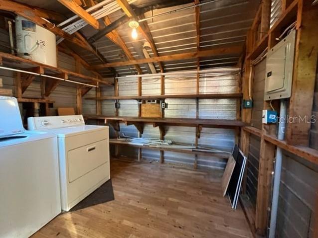 inside shed