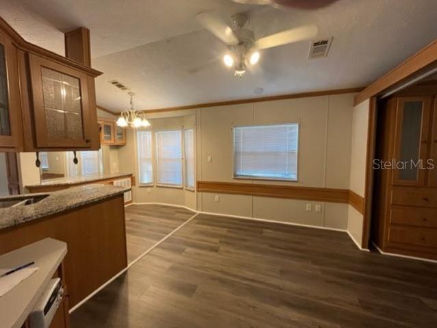 View of Kitchen/Dinette from Living Room