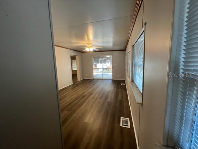view from back door into Living Room