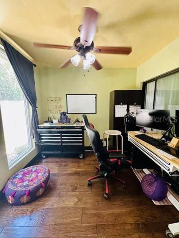 Office Space of Master Bedroom French Door Access