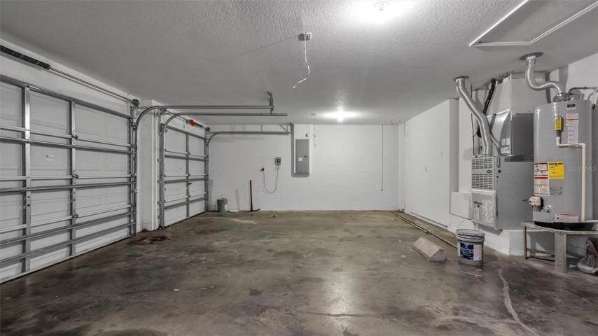 Large 3 car garage