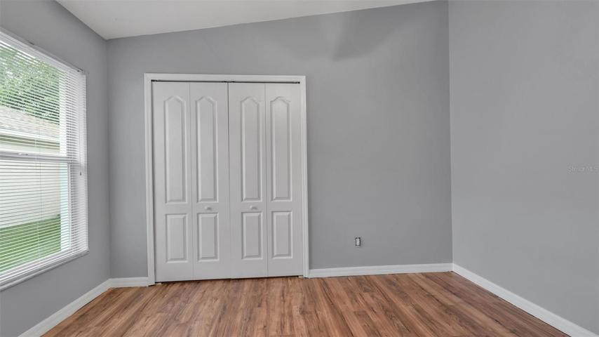Second bedroom - vaulated ceiling
