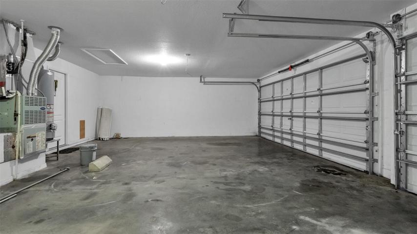 Large 3 car garage