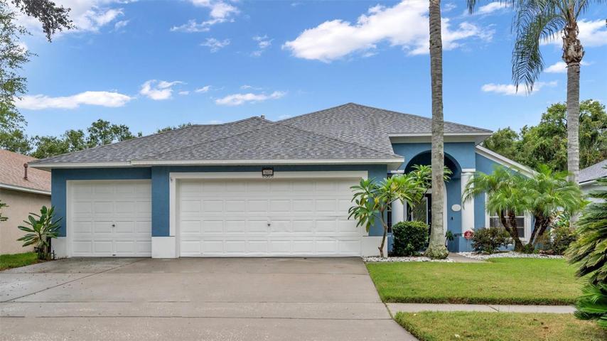 Large 3 car garage