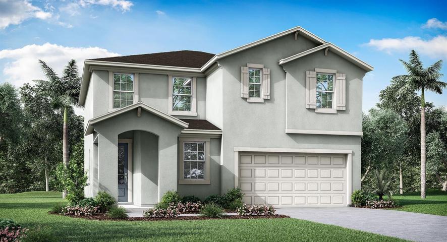 Builder's Home front elevation model