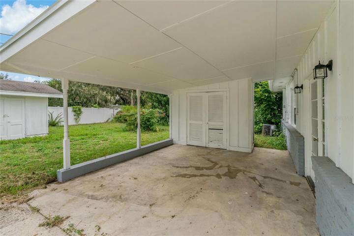 Rear porch