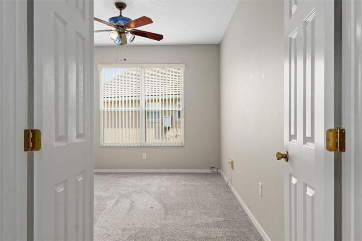 The office/study between bedrooms is perfectly located and could be a 3rd bedroom. The double doors are situated just off of the living area.