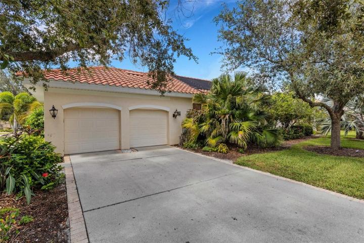 Garage on side of property