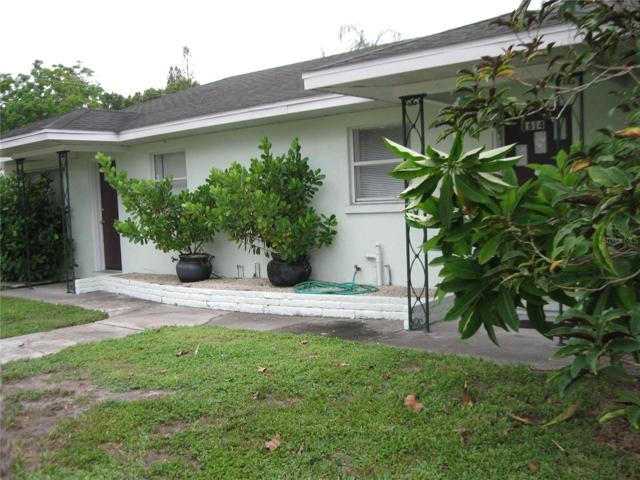 ANOTHER VIEW OF FRONT OF DUPLEX.