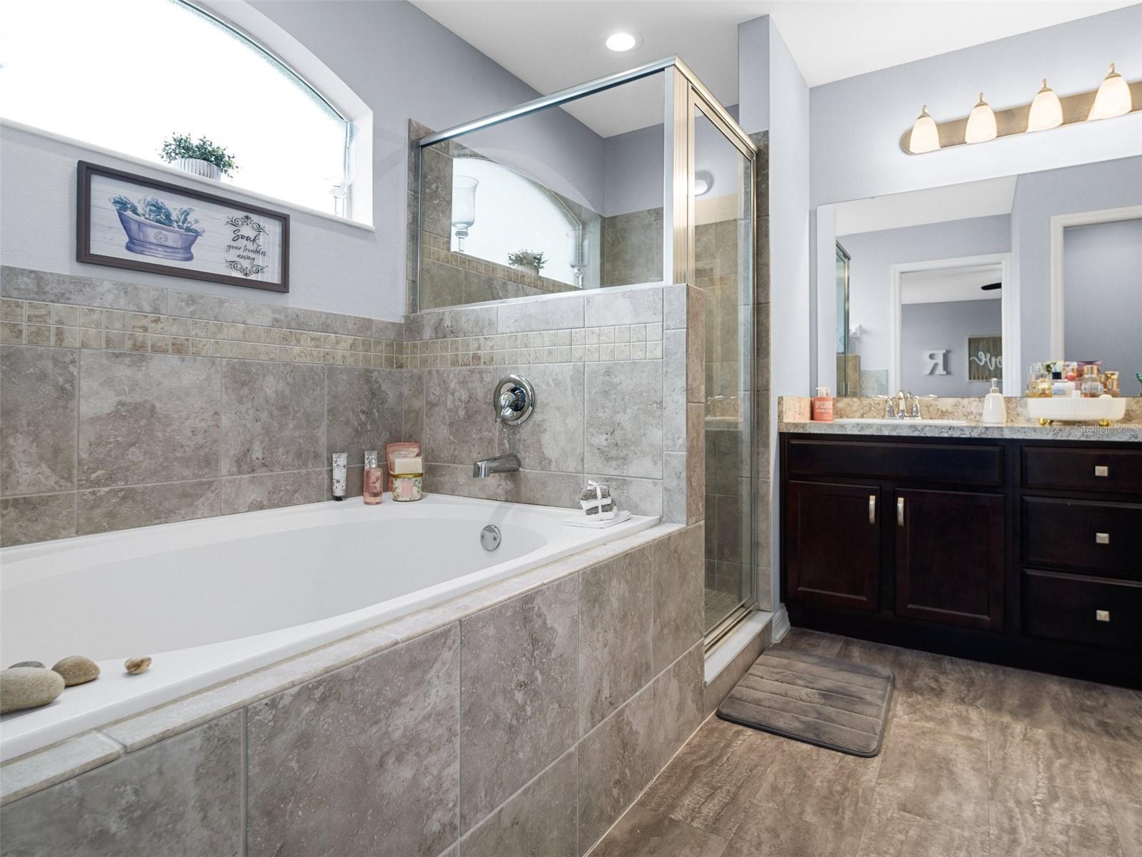 This master bath is amazing