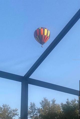 Hot air Balloons on Saturday from your enjoyment from your lanai