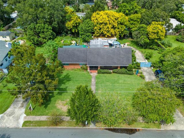 Ariel view of property.