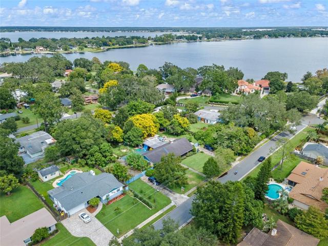 Aerial view of the entire subdivision.