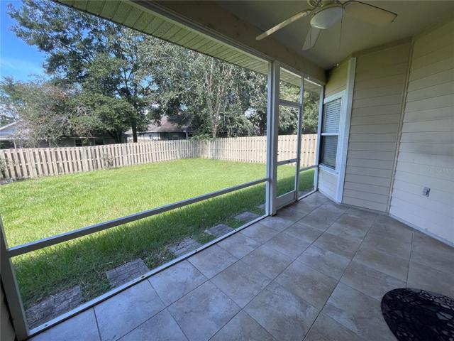 Screened porch