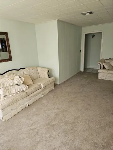 Living room open and bright