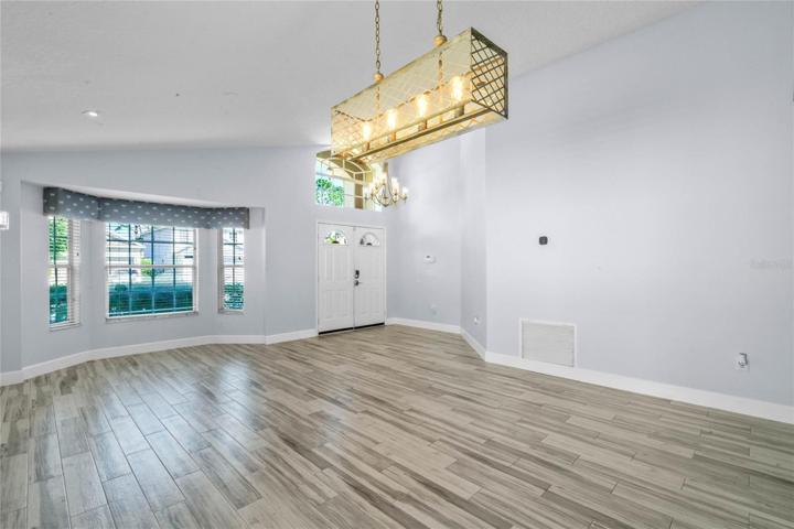 Double Door Entrance into Living and Dining Rooms.