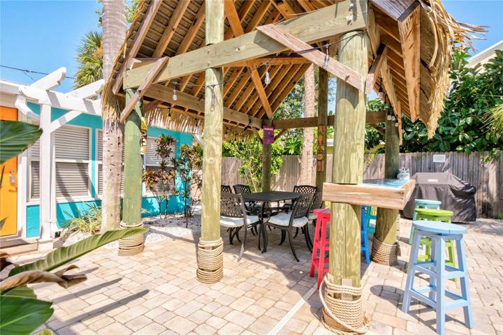 Tiki bar and grill