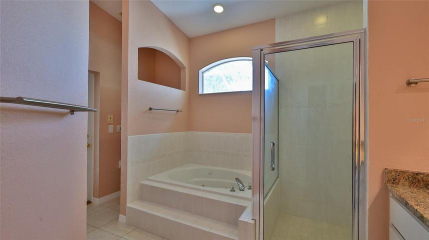 Owner's bath.