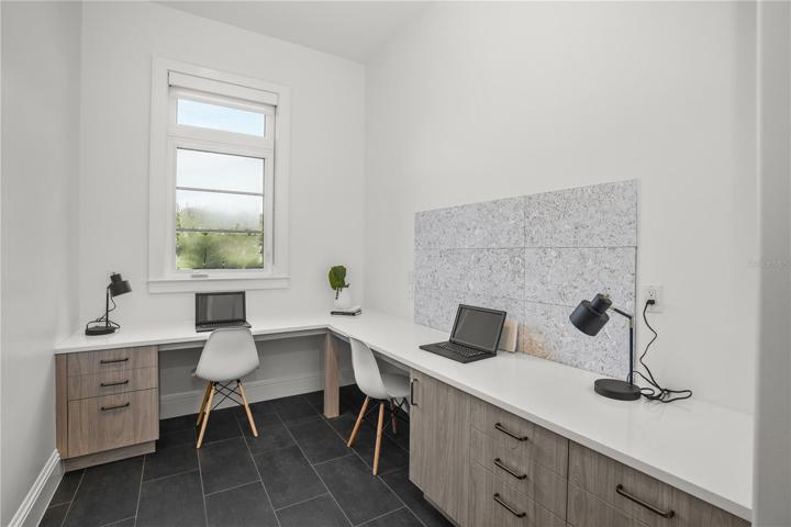 Secondary den/work station