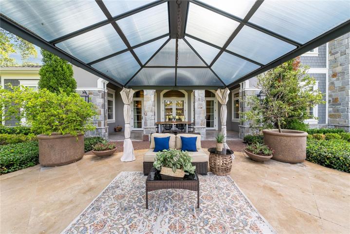 Enjoy relaxing under the pergola