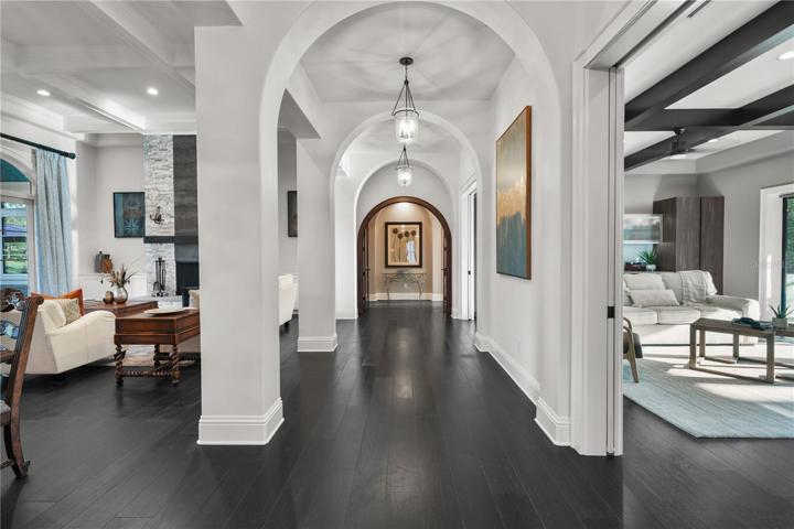 Arched hallway